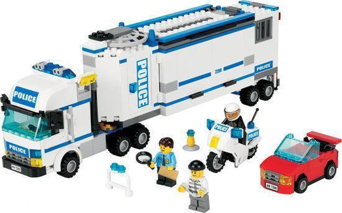 LEGO City Mobiele Politiepost 7288 - 3 Minifiguren