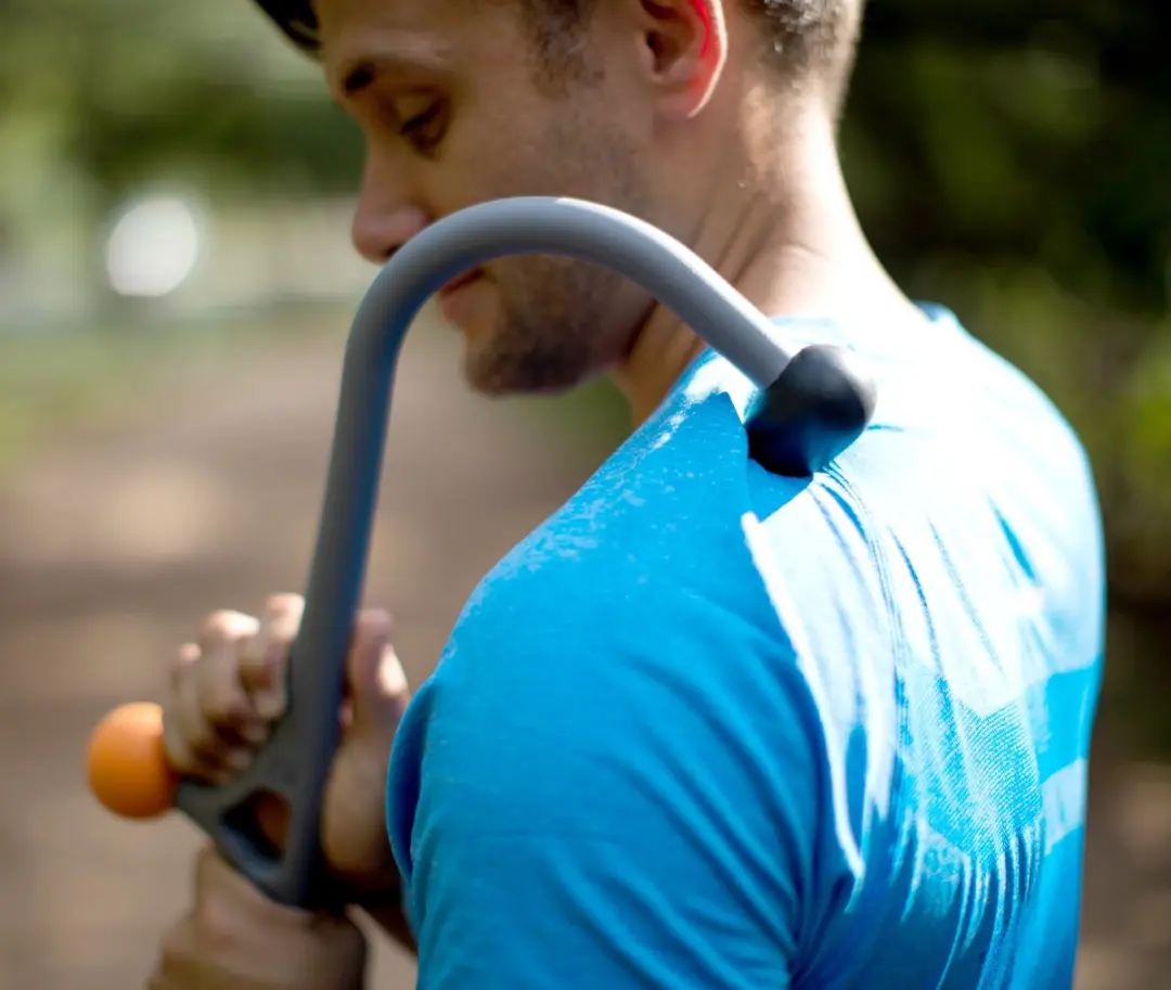 TriggerPoint AcuCurve Cane Massage Accessoire - Grijs/ Oranje - 3 Koppen