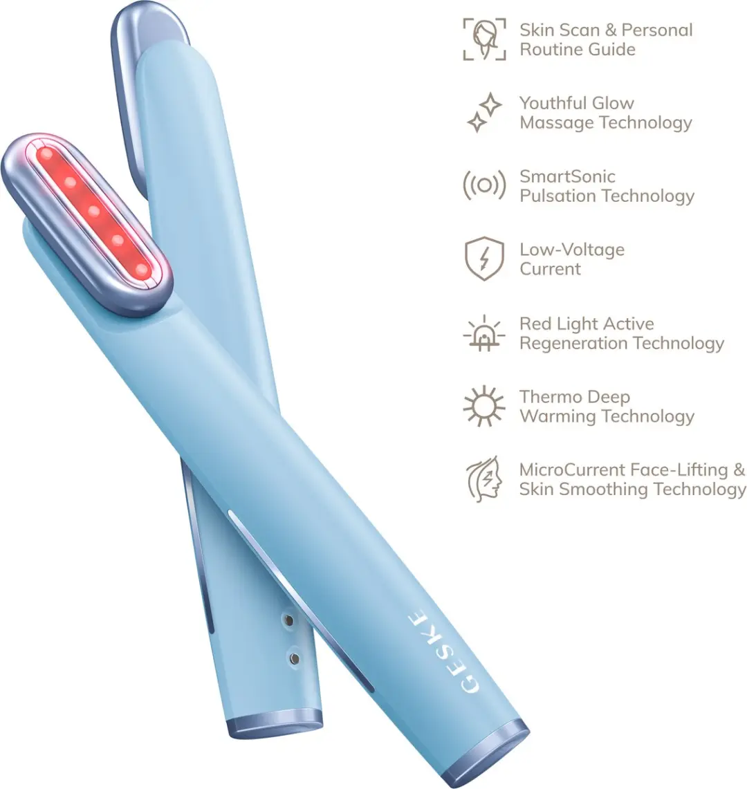 GESKE Skin Firming Wand GK000068AQ01 - Microcurrent Gezichtsversteviger - Aquamarine