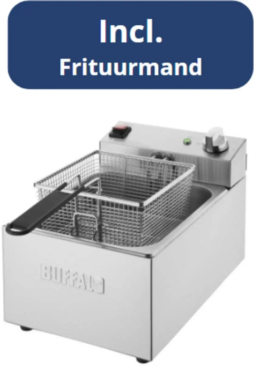 Buffalo Elektrische Friteuse 5L - RVS