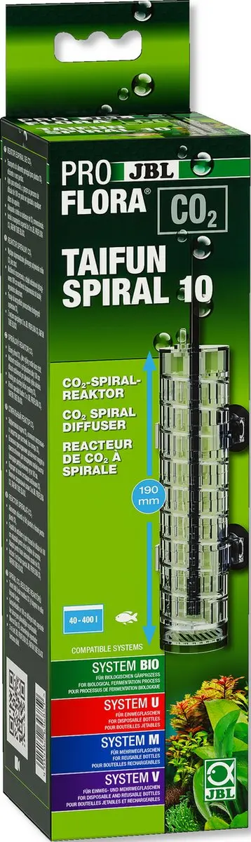 JBL ProFlora CO2 Taifun Spiral 10 - Opruiming
