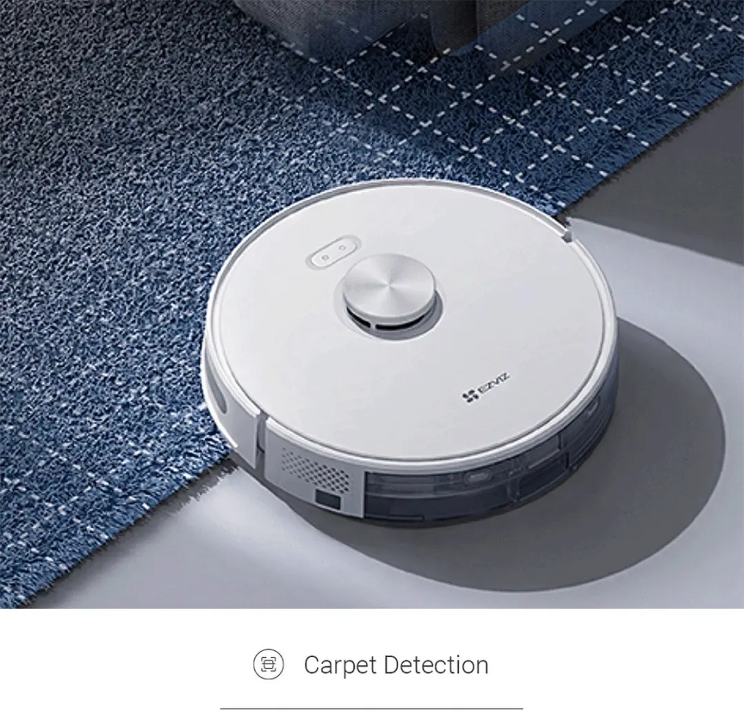 EZVIZ RE5 Robotstofzuiger met Dweilfunctie 4000 Pa - Wit