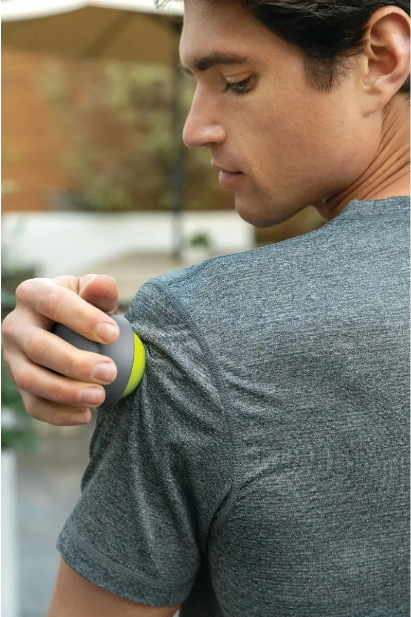 TriggerPoint Handheld Massage Bal - Grijs/ Groen/ Lime