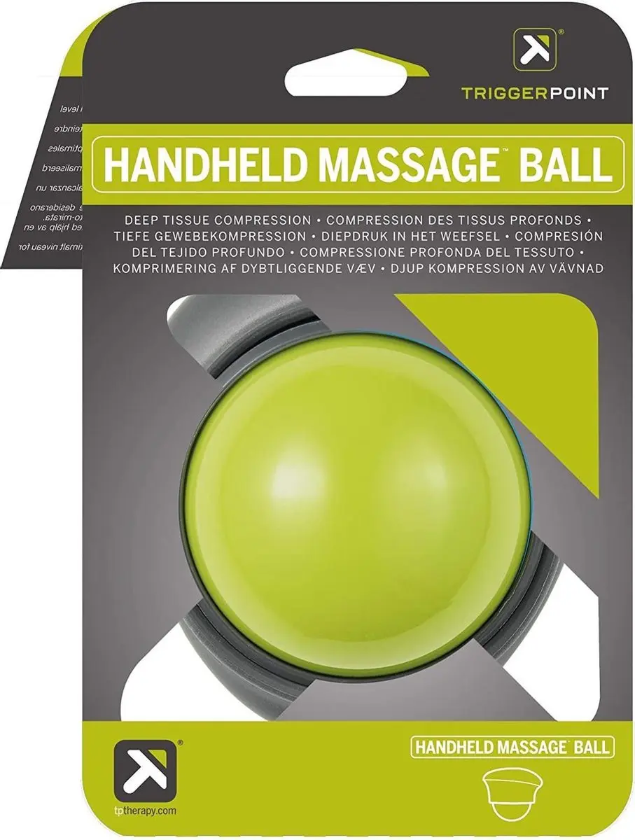 TriggerPoint Handheld Massage Bal - Grijs/ Groen/ Lime