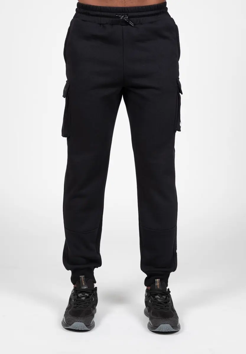 Gorilla Wear Hudson Cargo Joggingbroek S - Zwart