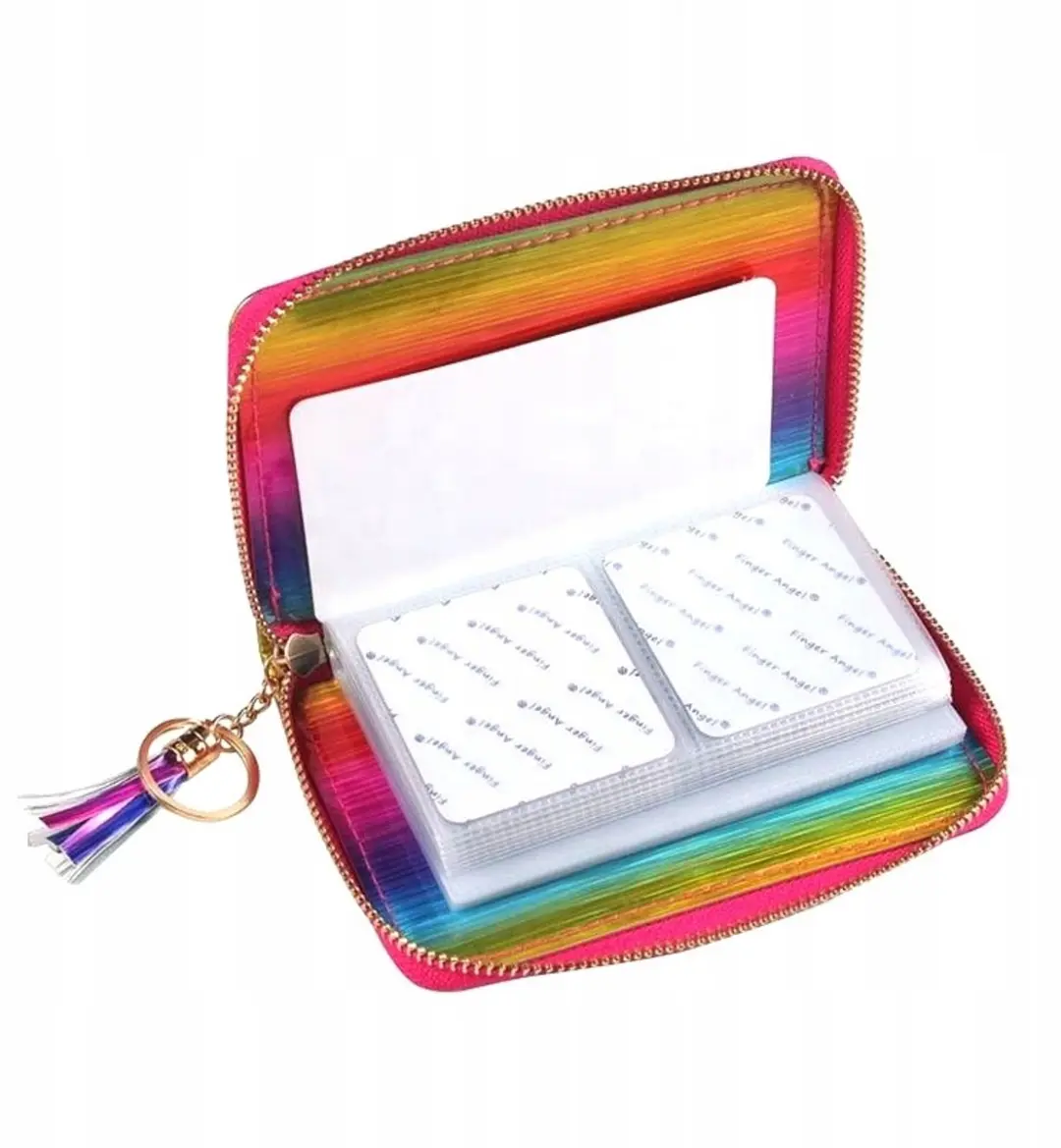 Born Pretty Nagelstempel Plaathouder Regenboog Holografisch - 24 Vakjes