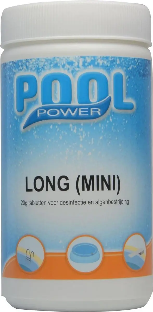 Pool Power Mini Flacon Desinfectie- en Anti-algmiddel 1kg - Chloortabletten 90% - afbeelding 6 van 6
