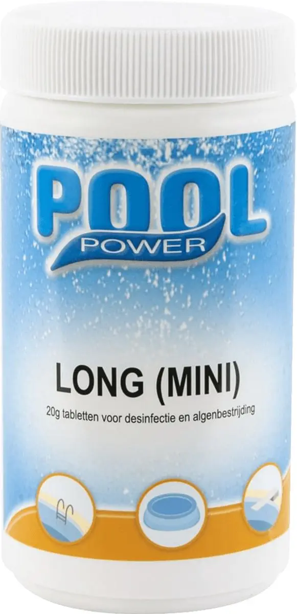 Pool Power Mini Flacon Desinfectie- en Anti-algmiddel 1kg