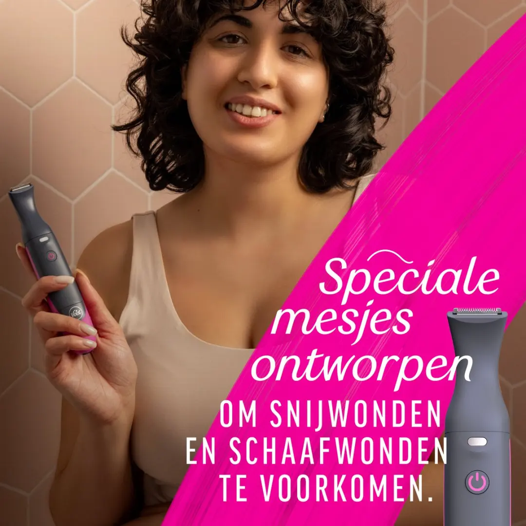 Veet Expert Alles-in-één Trimmer - Wenkbrauw/Armen - Oplaadbaar - 100% Waterdicht