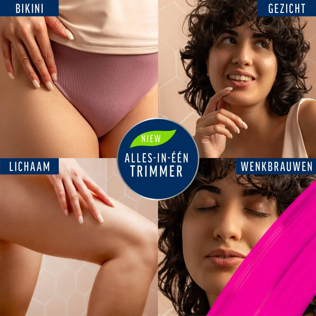Veet Expert Alles-in-één Trimmer - Wenkbrauw/Armen - Oplaadbaar - 100% Waterdicht