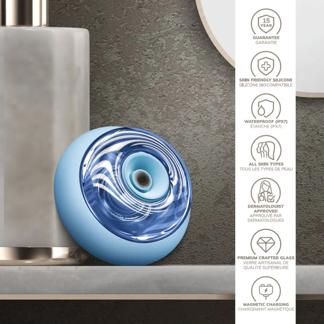 GESKE SmartAppGuided Sonic Massager GK000699AQ01 - Aquamarine - afbeelding 6 van 6