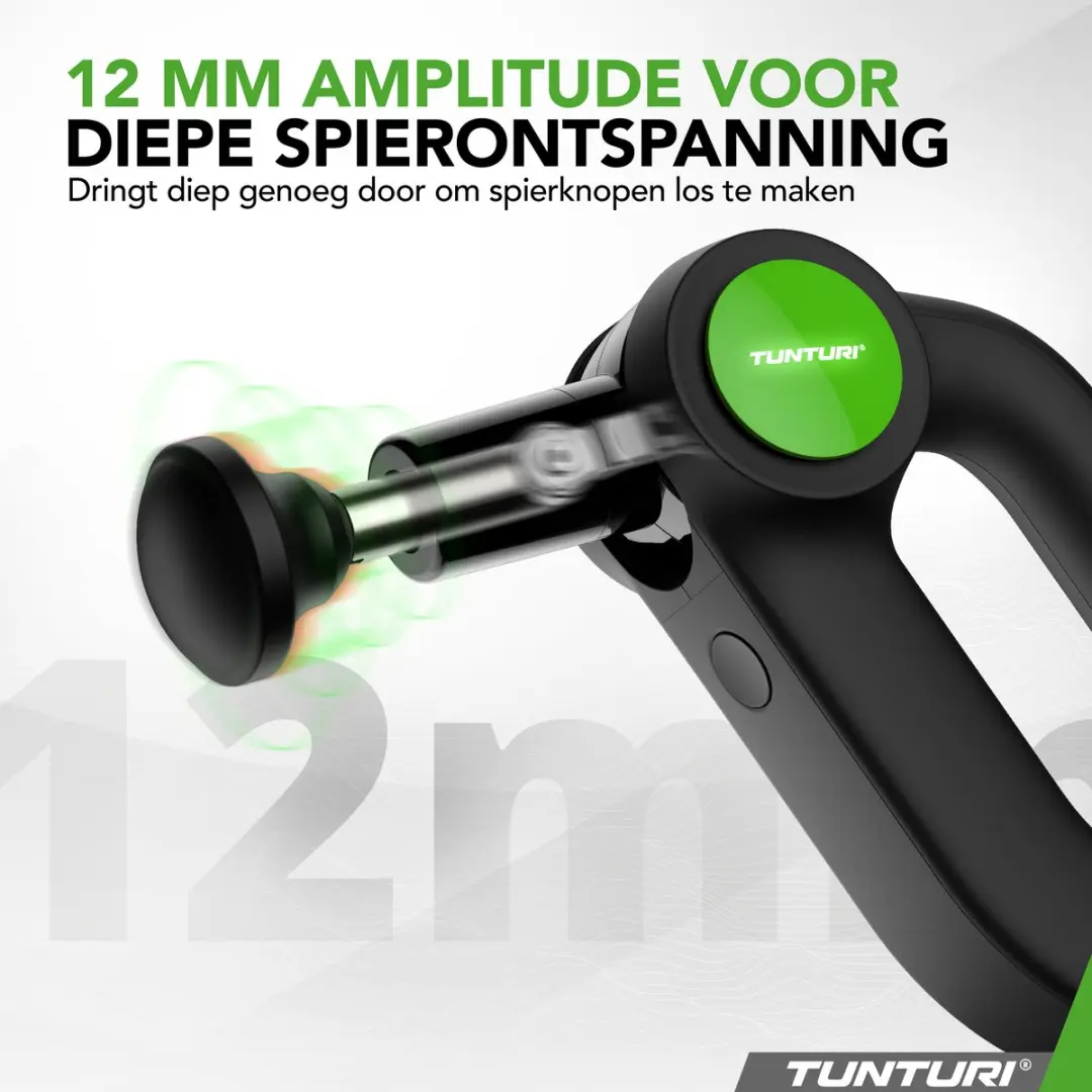 Tunturi MG70 Massagepistool - 6 Koppen - Incl. Koffer