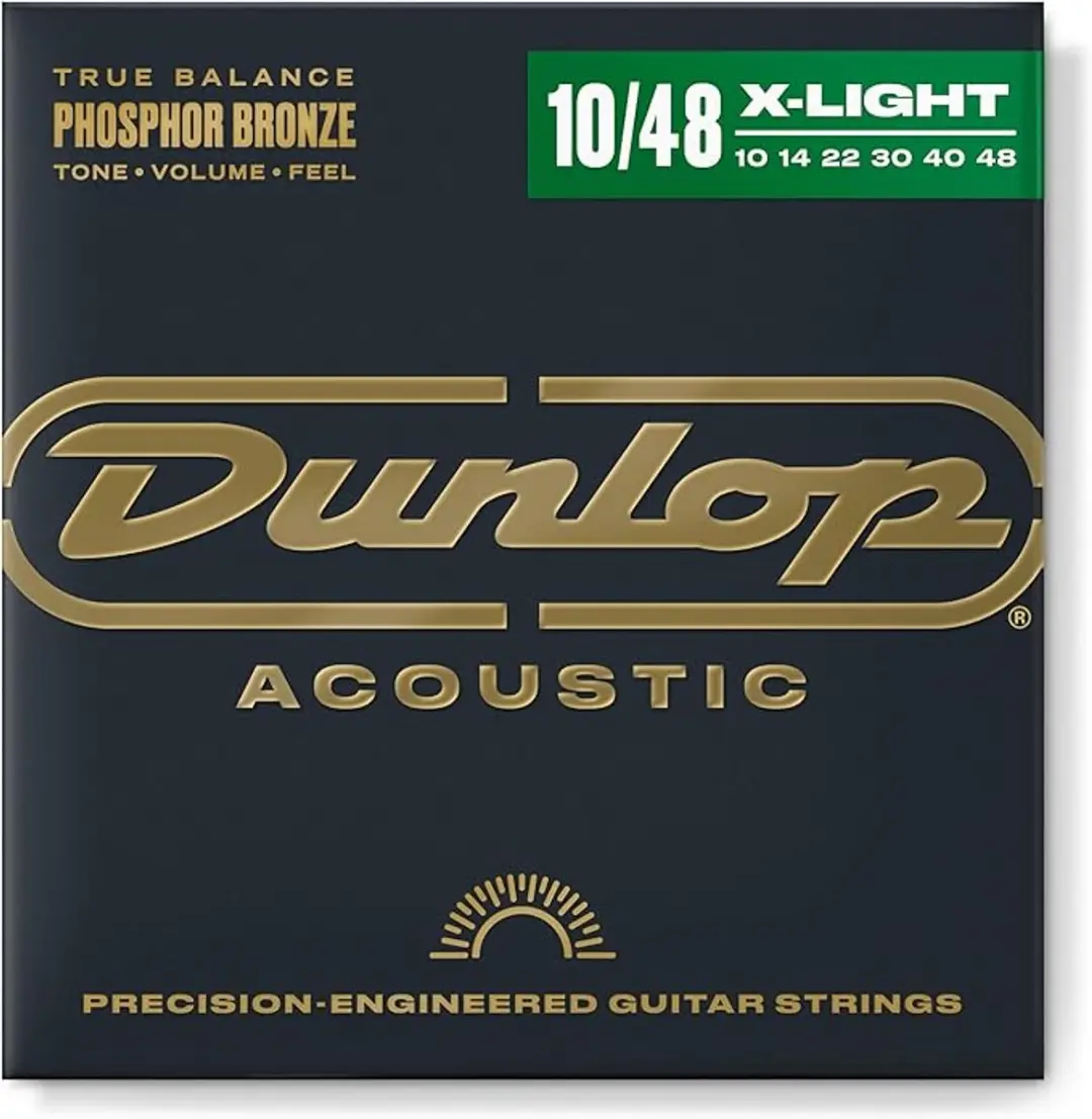 Dunlop DAP1048 Phosphor Bronze Acoustische Snaren - Extra Light 10-48 - 6 Stuks - afbeelding 6 van 6