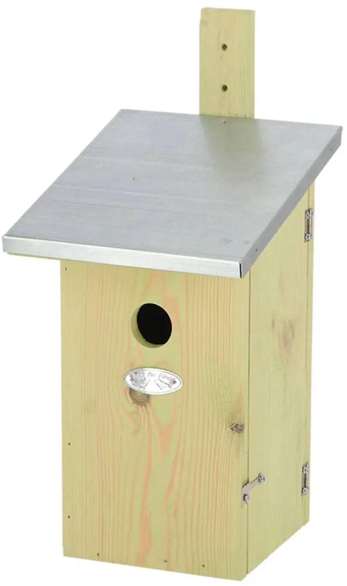 Esschert Design Observatie Vogelhuisje Houtkleur