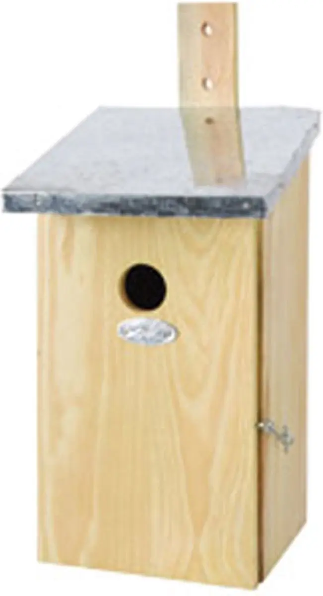 Esschert Design Observatie Vogelhuisje Houtkleur