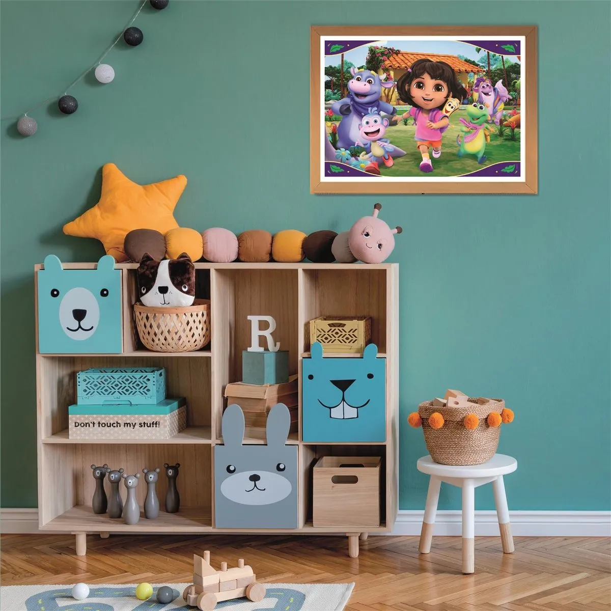Clementoni Dora the Explorer Maxi Super Color Puzzel 24 Stuks - Multikleur
