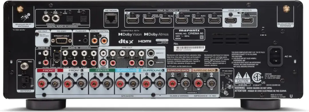 Marantz Cinema 60 CINEMA60/N1B Surround Receiver - Zwart