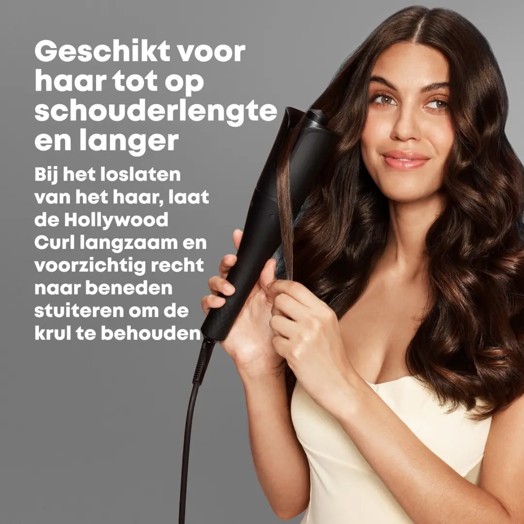 Revamp Progloss Hollywood Curl CL2000 Automatische Krultang - 150-210°C - Zwart