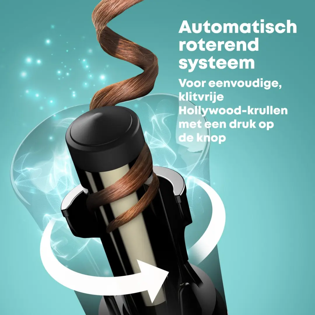 Revamp Progloss Hollywood Curl CL2000 Automatische Krultang - 150-210°C - Zwart