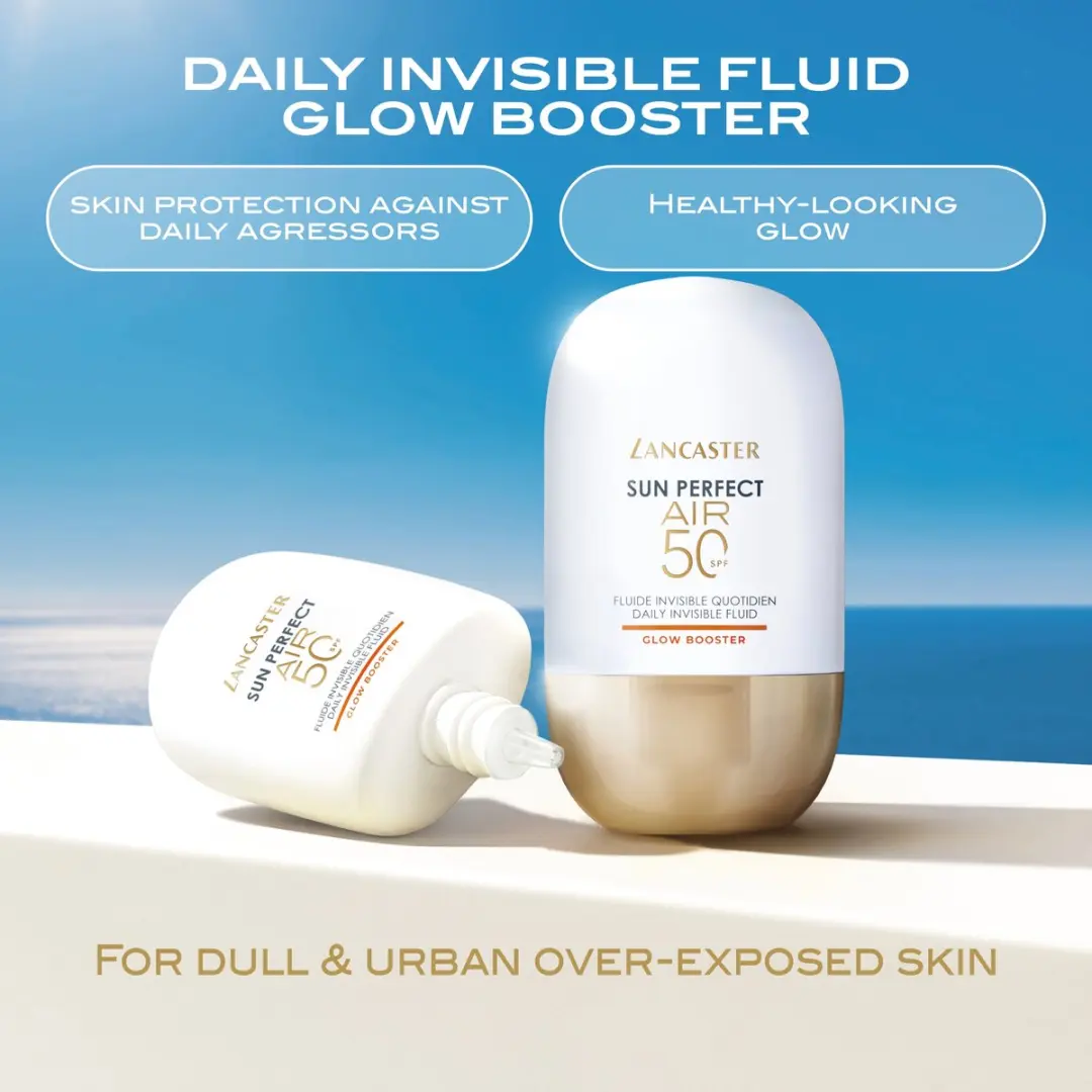 Lancaster Sun Perfect Air Daily Invisible Fluid SPF50 Glow Booster 40ml - afbeelding 6 van 6