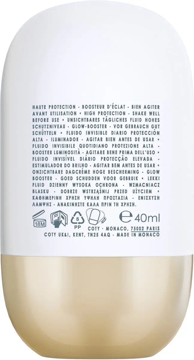 Lancaster Sun Perfect Air Daily Invisible Fluid SPF50 Glow Booster 40ml