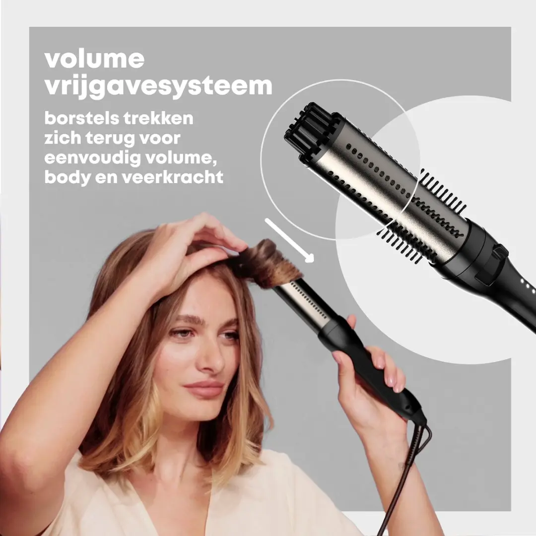 Revamp Keramische Krulborstel 38mm BR-1500 - 5 Warmtestanden 150-210°C - Zwart