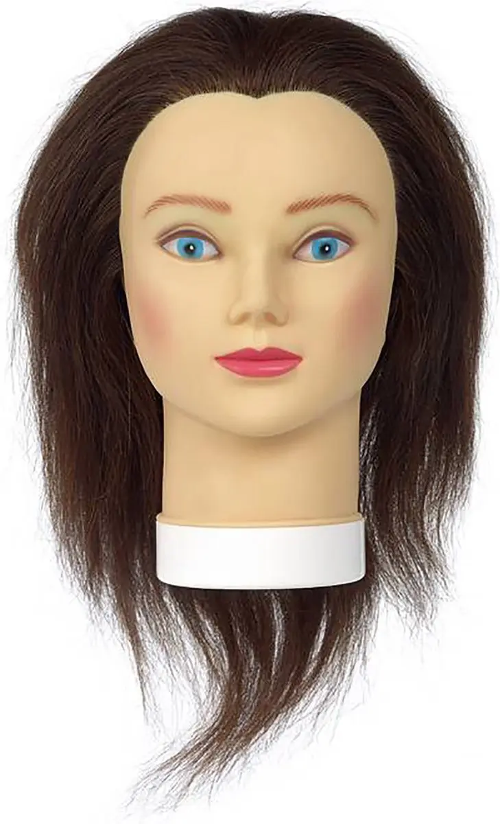 Sibel Girly 35 Oefenhoofd Natuurhaar 15-35cm