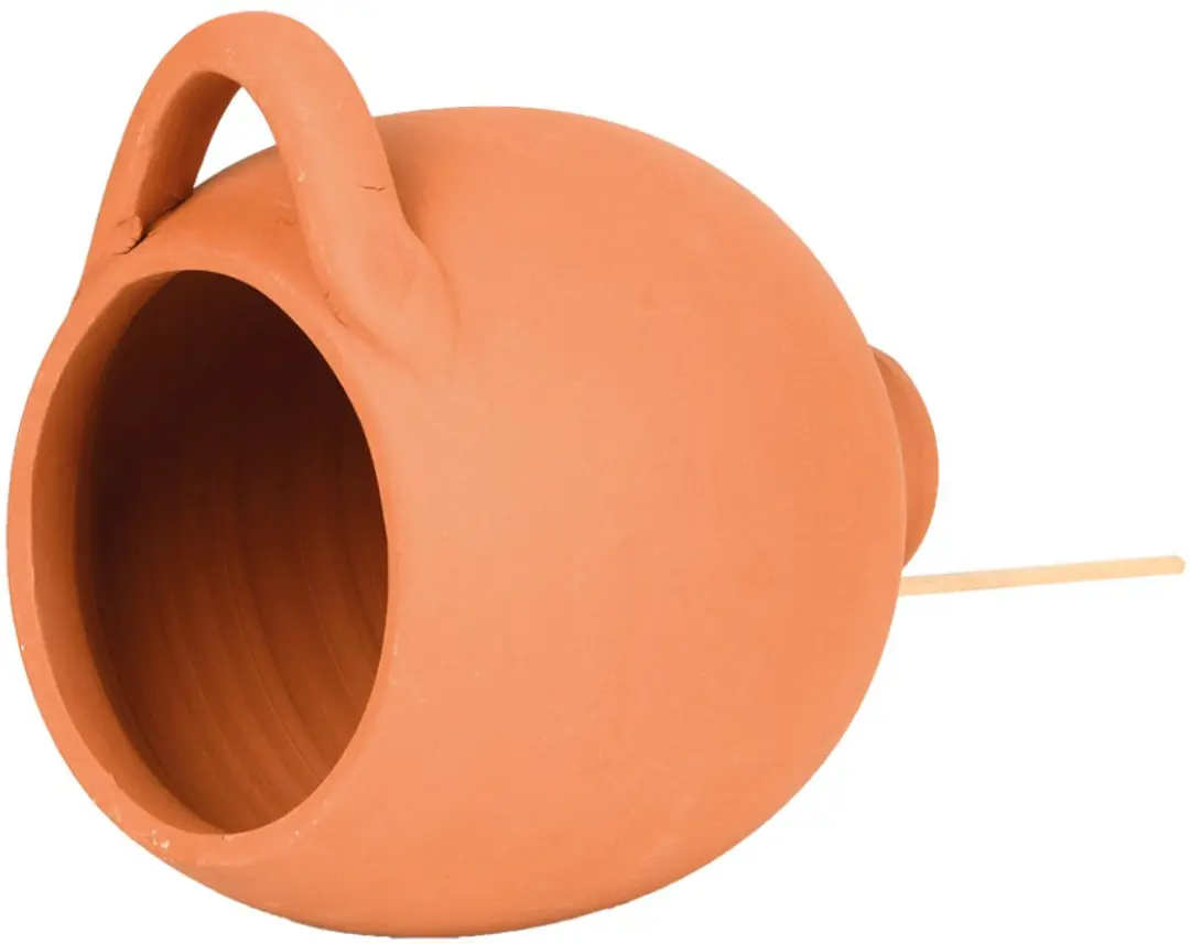 Esschert Design Terracotta Vogelhuisje Hangend - 2x - 17cm
