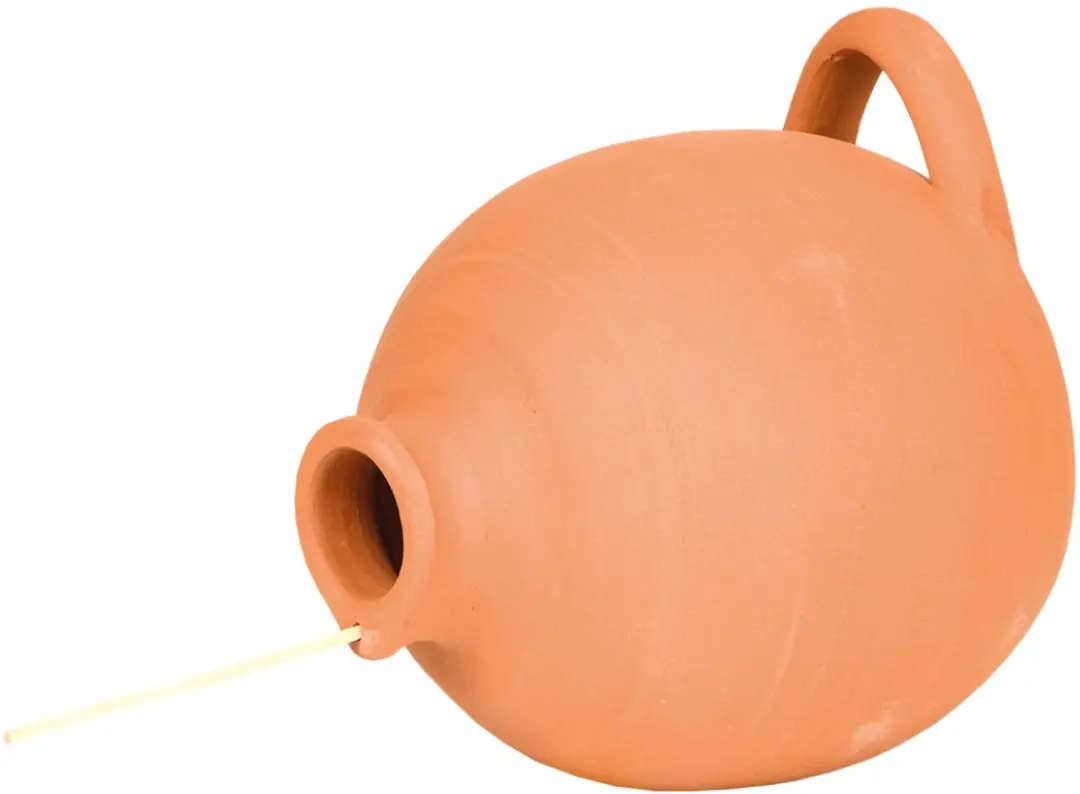 Esschert Design Terracotta Vogelhuisje Hangend - 2x - 17cm