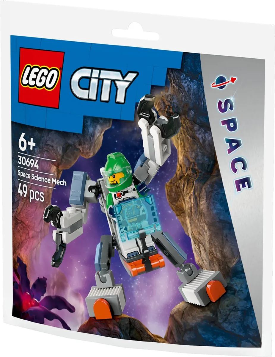 LEGO City Ruimtewetenschaps Mecha 30694 - 49 Stukken - Meerkleurig