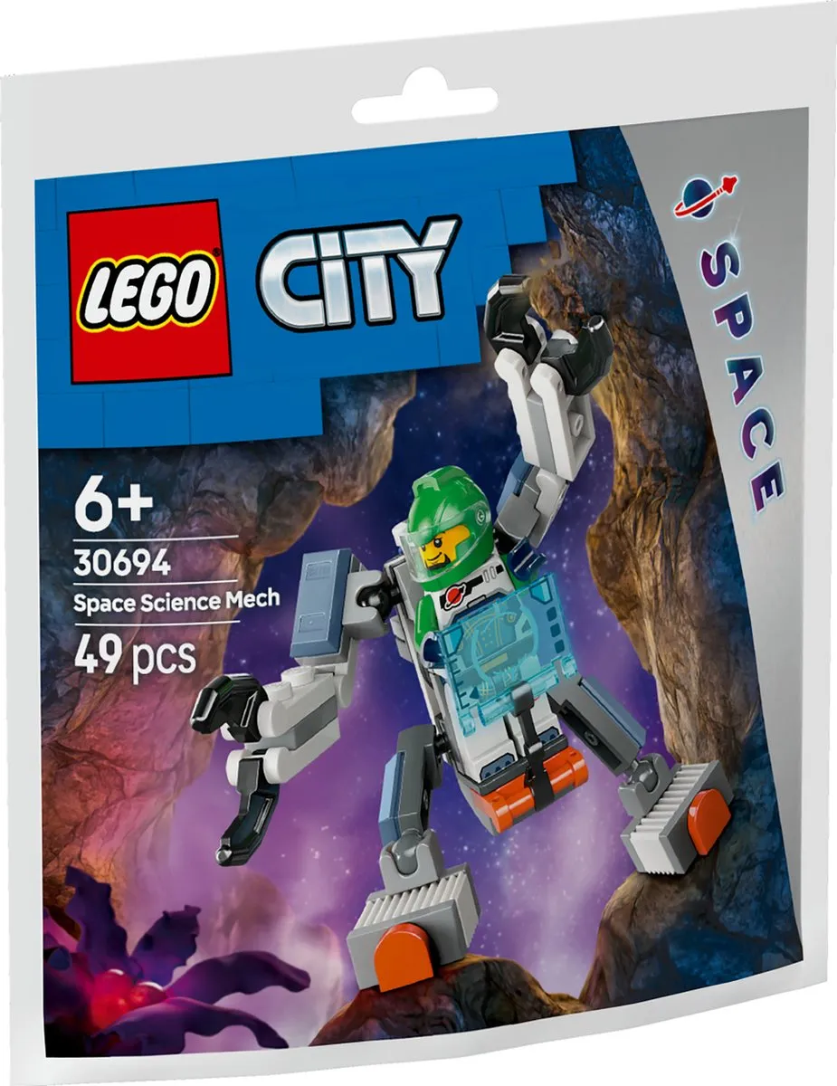 LEGO City Ruimtewetenschaps Mecha 30694 - 49 Stukken - Meerkleurig - afbeelding 6 van 6