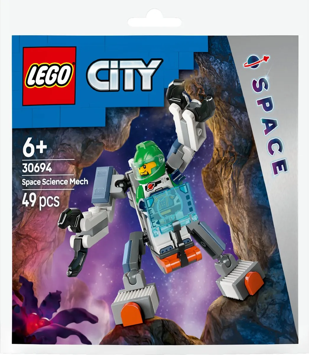 LEGO City Ruimtewetenschaps Mecha 30694 - 49 Stukken - Meerkleurig
