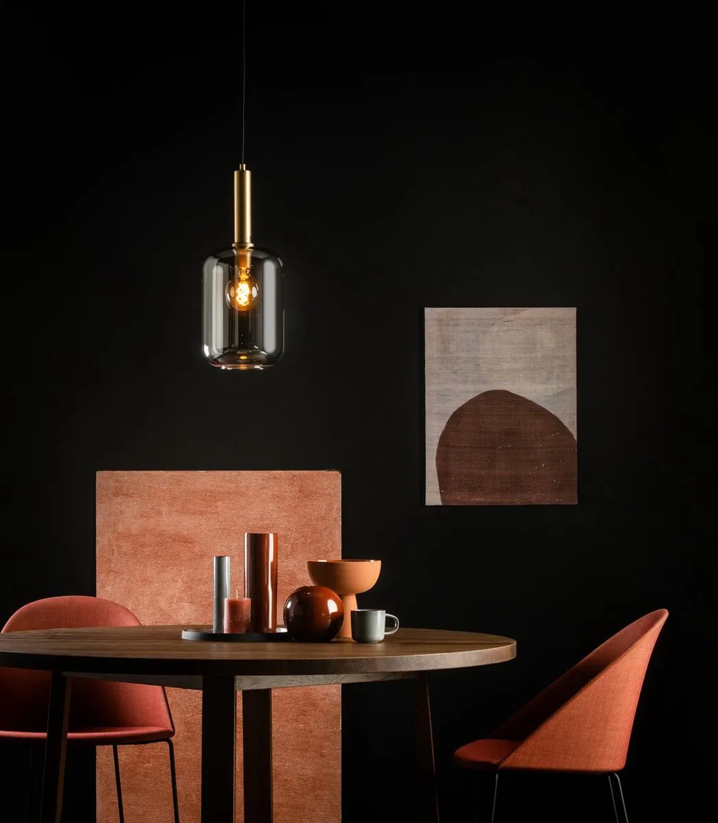 Lucide Joanet Hanglamp Ø22cm - Fumé