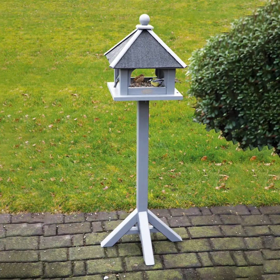 Esschert Design Vogelvoederhuisje Deluxe Grijs 103cm