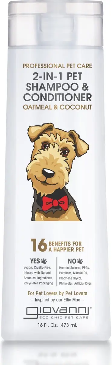 Giovanni Professional Pet 2-in-1 Honden Shampoo & Conditioner 470ml
