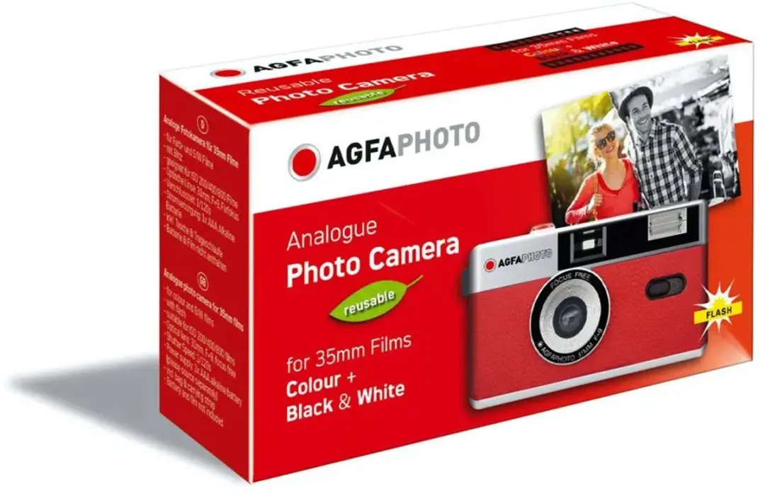 AgfaPhoto Navulbare Camera 35mm - Rood