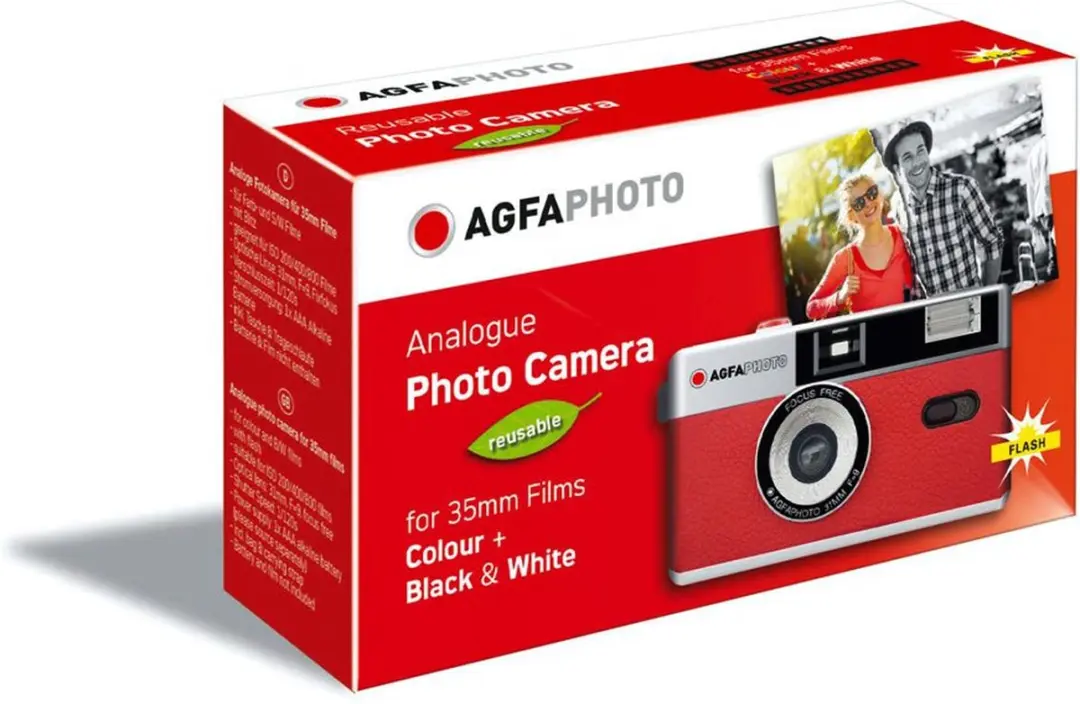 AgfaPhoto Navulbare Camera 35mm - Rood