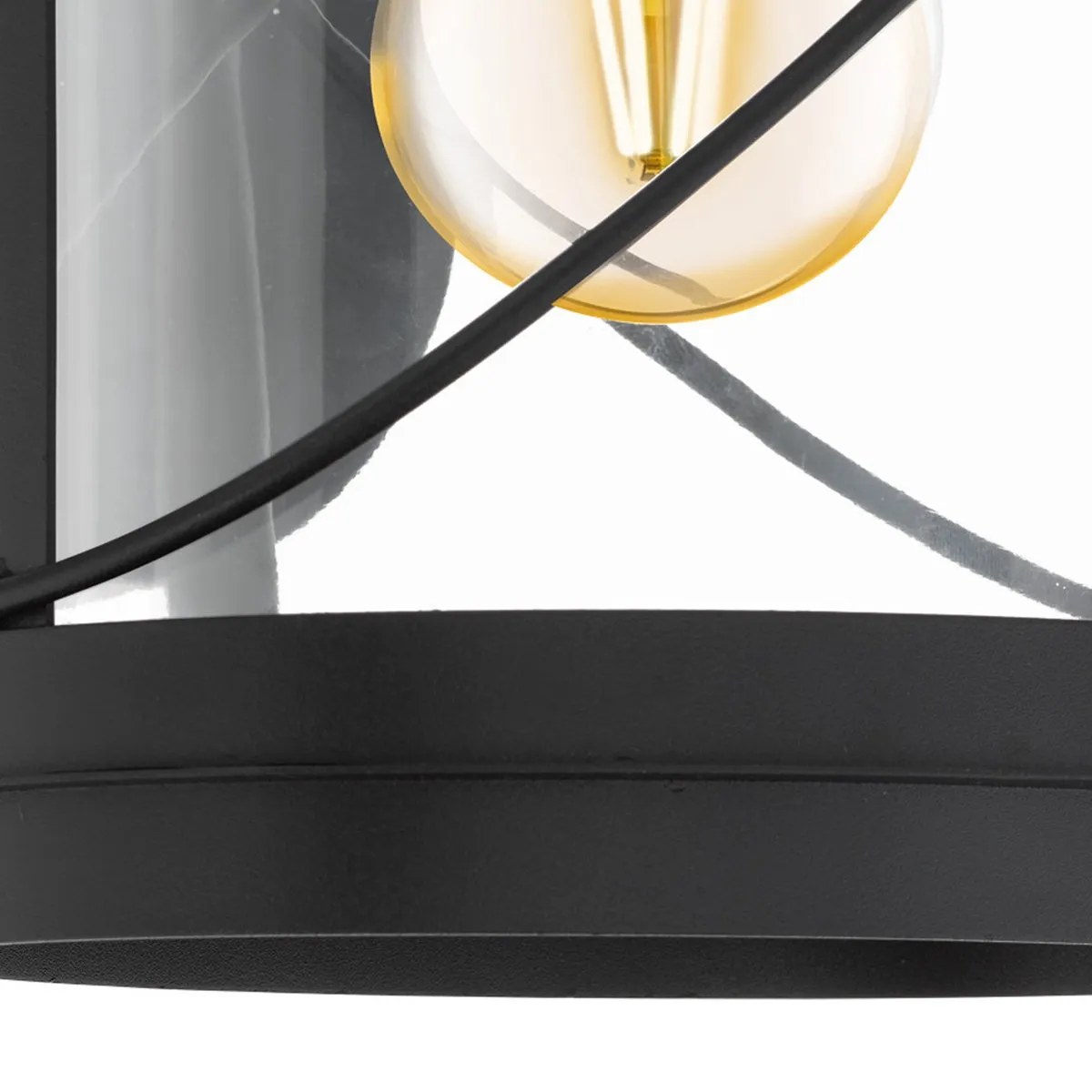 Eglo Hilburn Wandlamp Buiten E27 - 28cm - Zwart