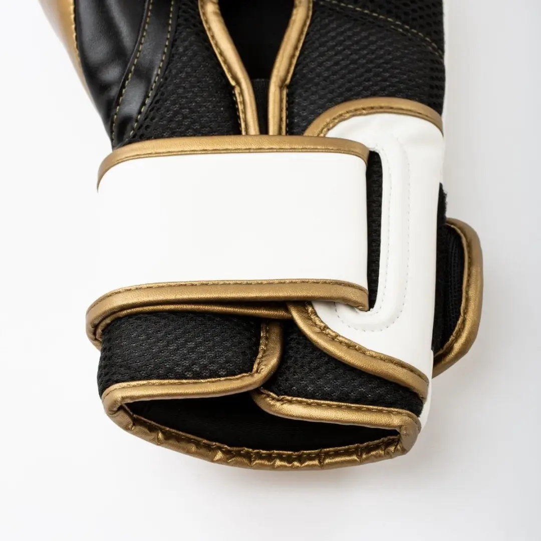Everlast Powerlock 2r Training Handschoenen 14 oz - Wit/Goud