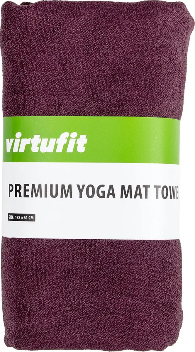 VirtuFit Premium Yoga Mat Handdoek 183x61cm - Mulberry