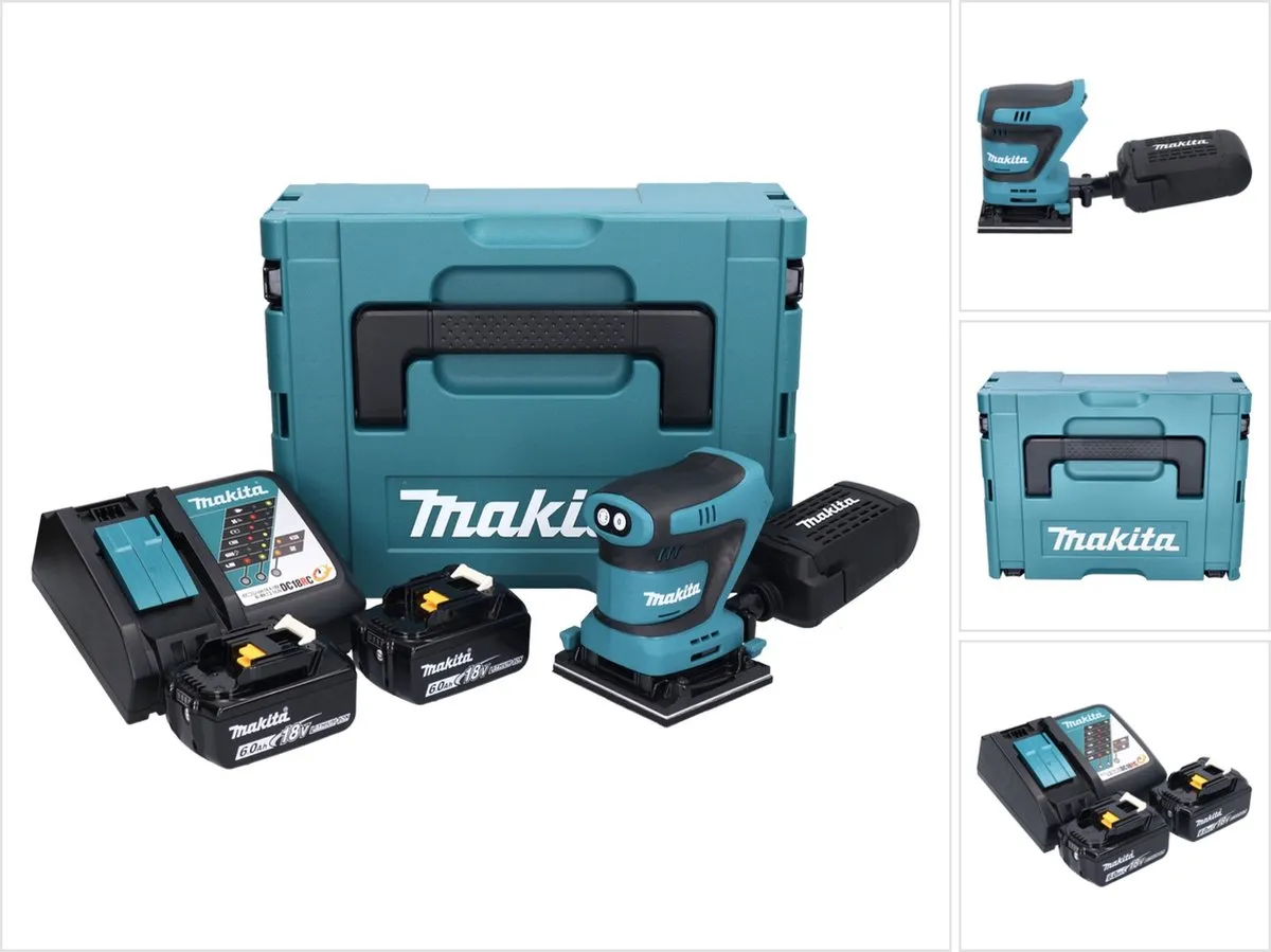 Makita DBO 480 RGJ Excentrische Schuurmachine 18V