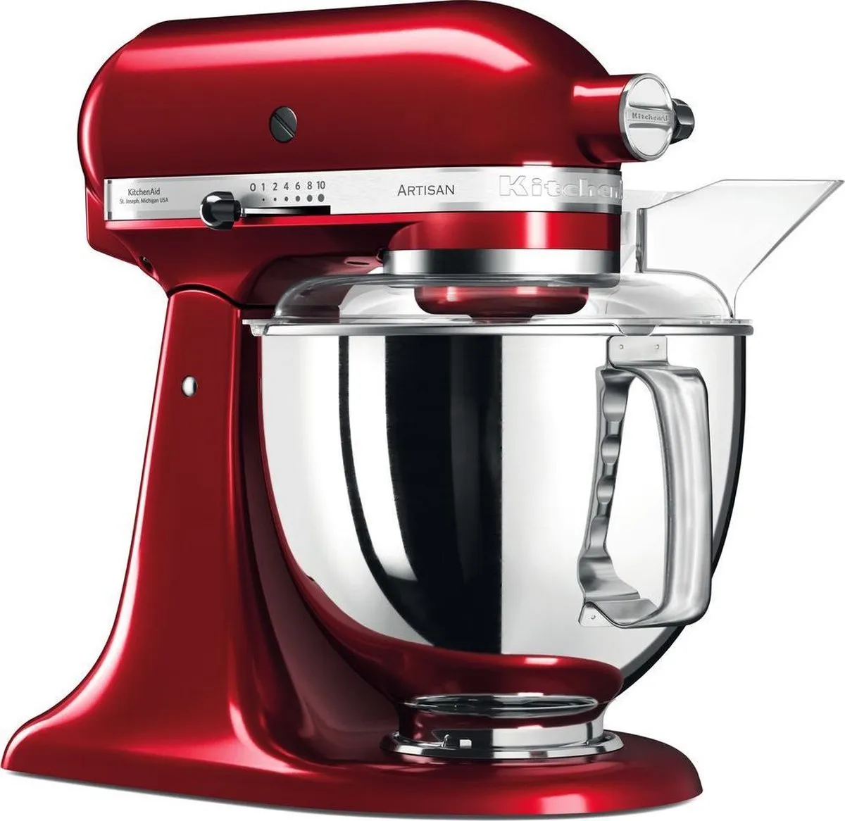 KitchenAid Artisan 5KSM175PSECA Keukenmachine - Appelrood