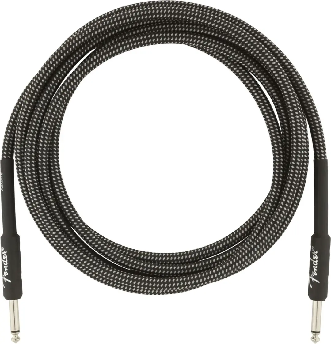 Fender Professionele Tweed Gitaarkabel 3m - Grijs