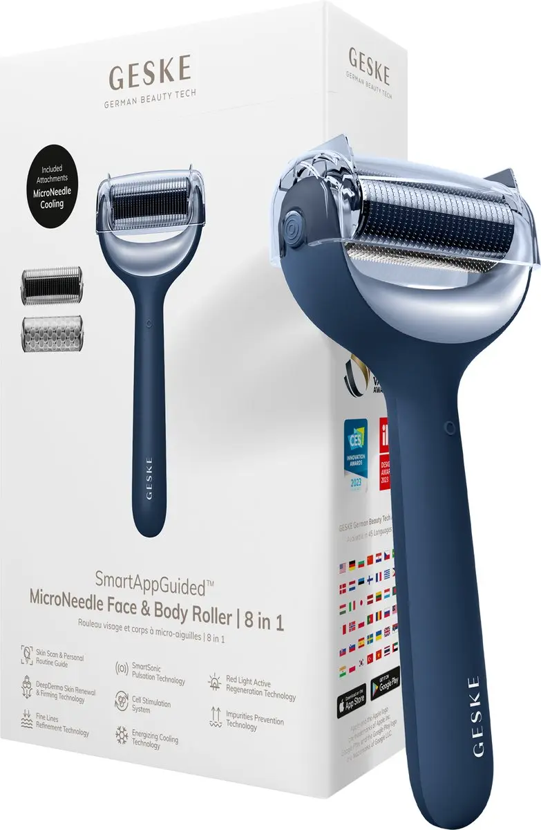 GESKE SmartAppGuided MicroNeedle Roller 8-in-1