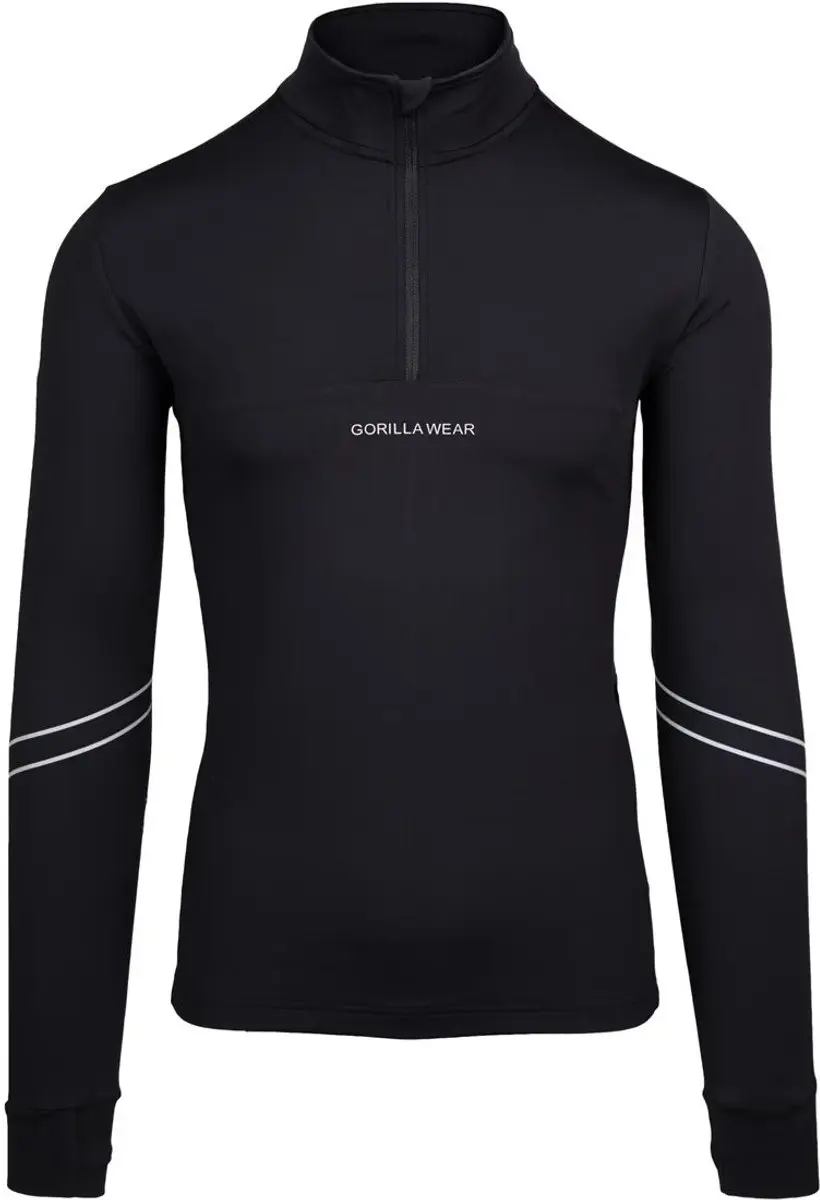 Gorilla Wear Noxen Longsleeve Shirt - Zwart - 2XL