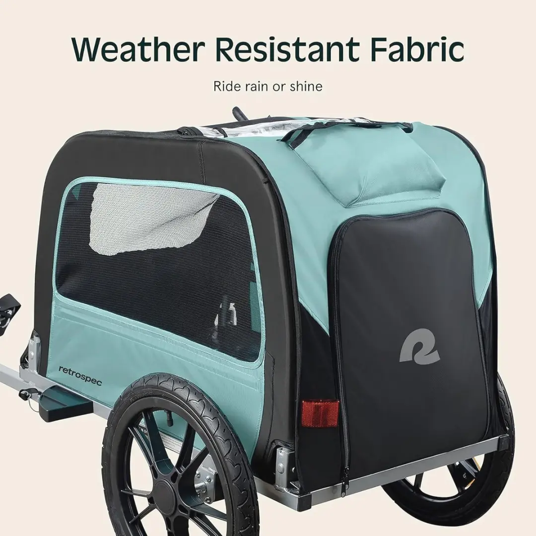 Retrospec Opvouwbare Hondenfietsendrager Blauw/Zwart