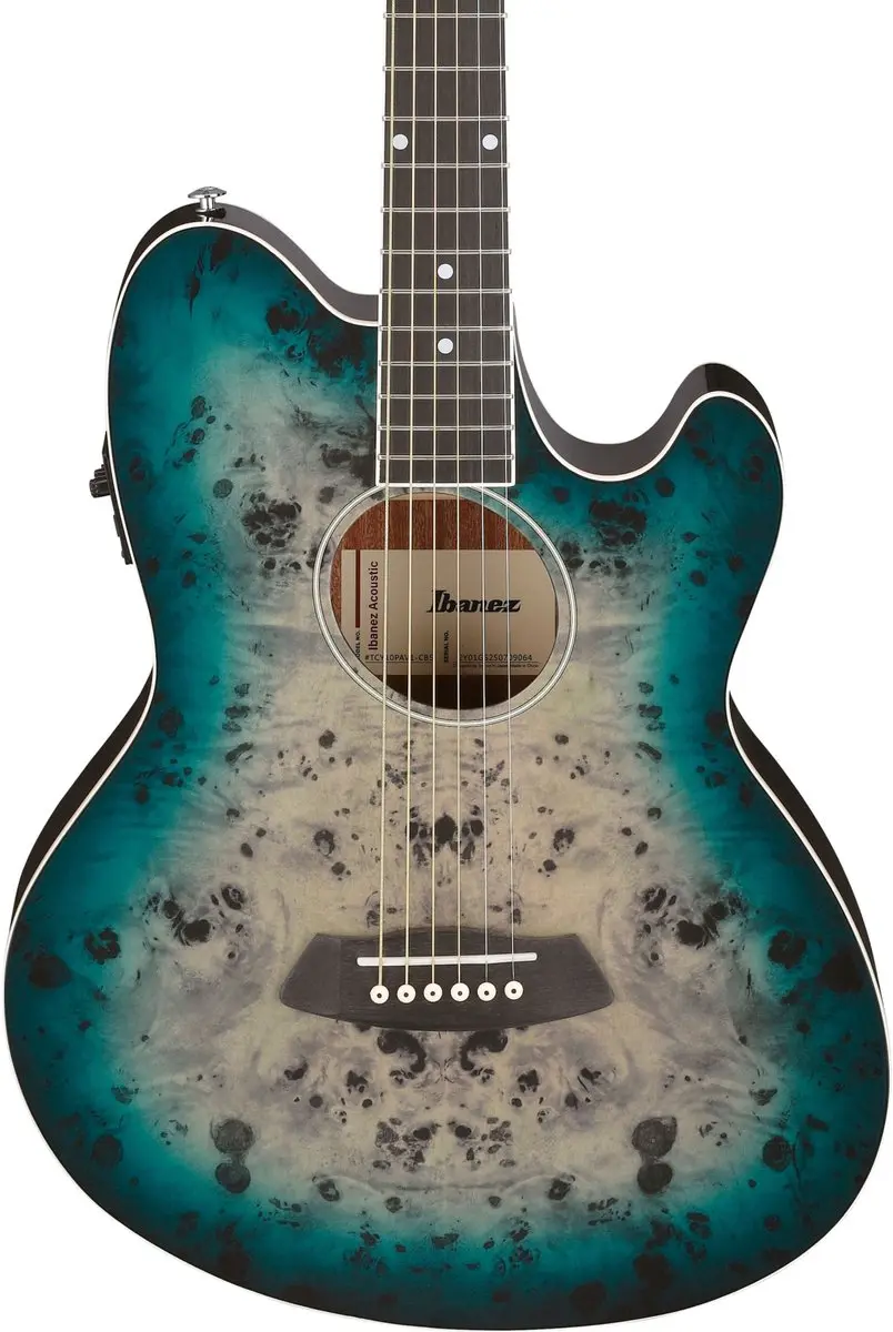 Ibanez TCY10PA Cosmic Blue Starburst Akoestische Gitaar