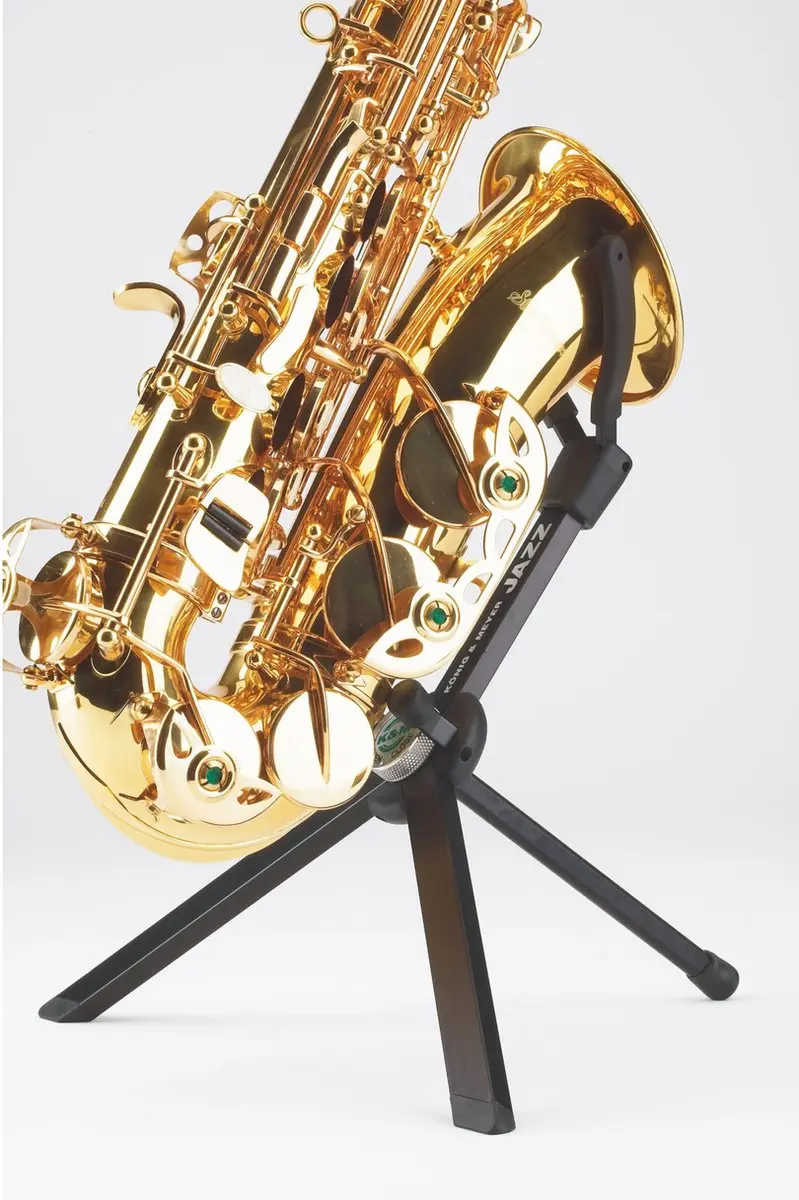König & Meyer 14330 Jazz Saxofoonstand - Eb-Alt - Zwart - afbeelding 6 van 6
