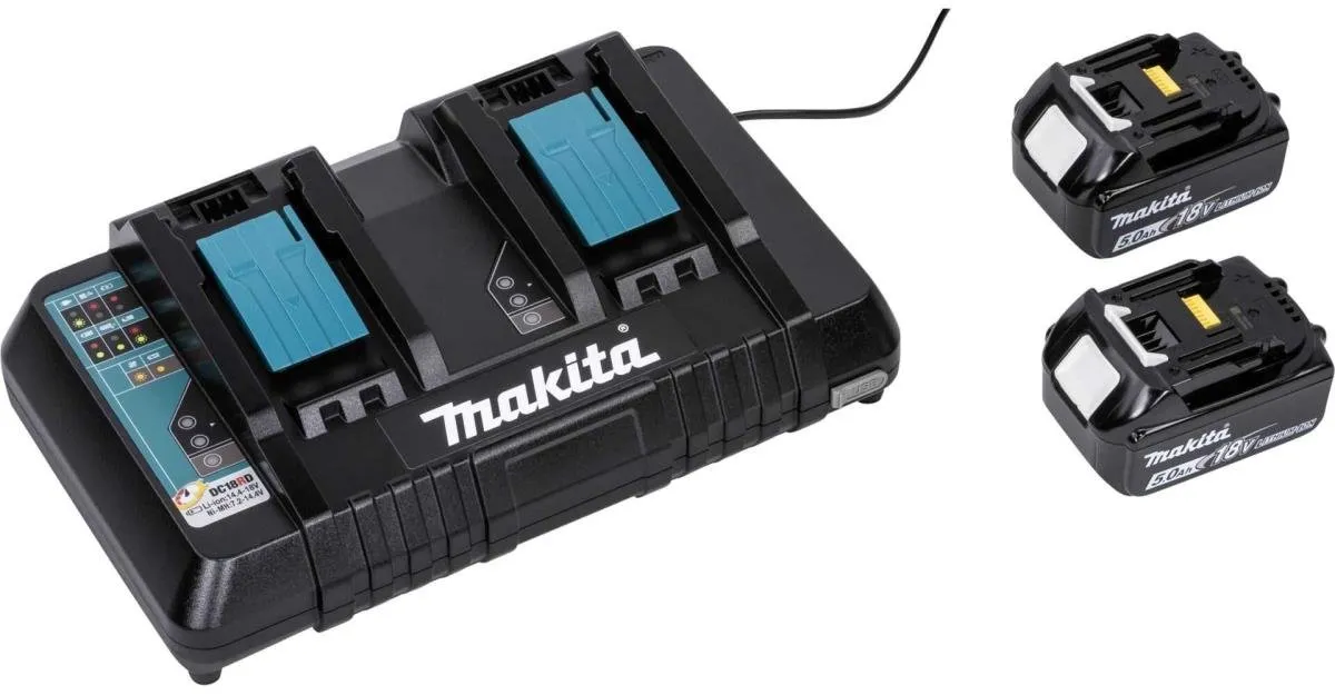 Makita DLM382PT2 Accu Grasmaaier 38cm - 2x18V 5.0Ah