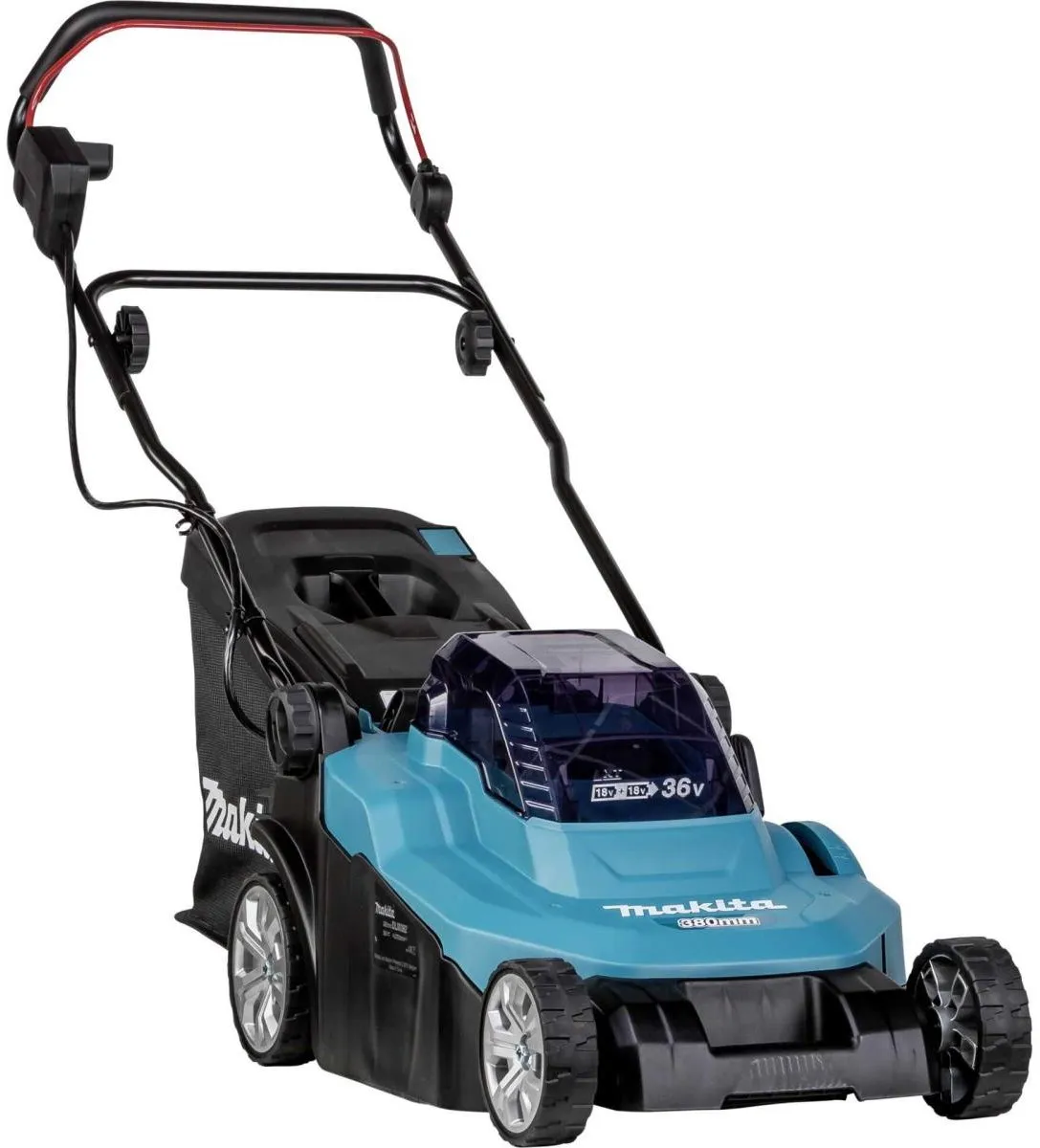Makita DLM382PT2 Accu Grasmaaier 38cm - 2x18V 5.0Ah